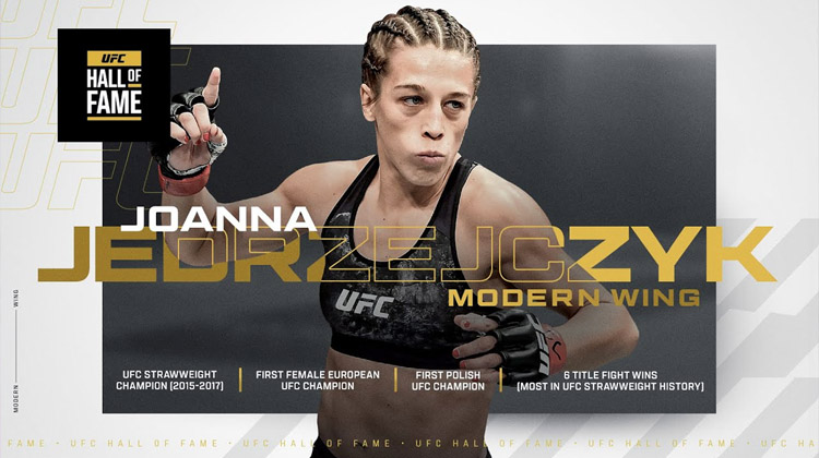 Joanna Jedrzejczyk: La leyenda polaca ingresará al UFC Hall of Fame este 2024