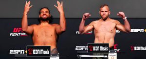 Resultados de los pesajes de UFC Vegas 88: Tuivasa vs. Tybura
